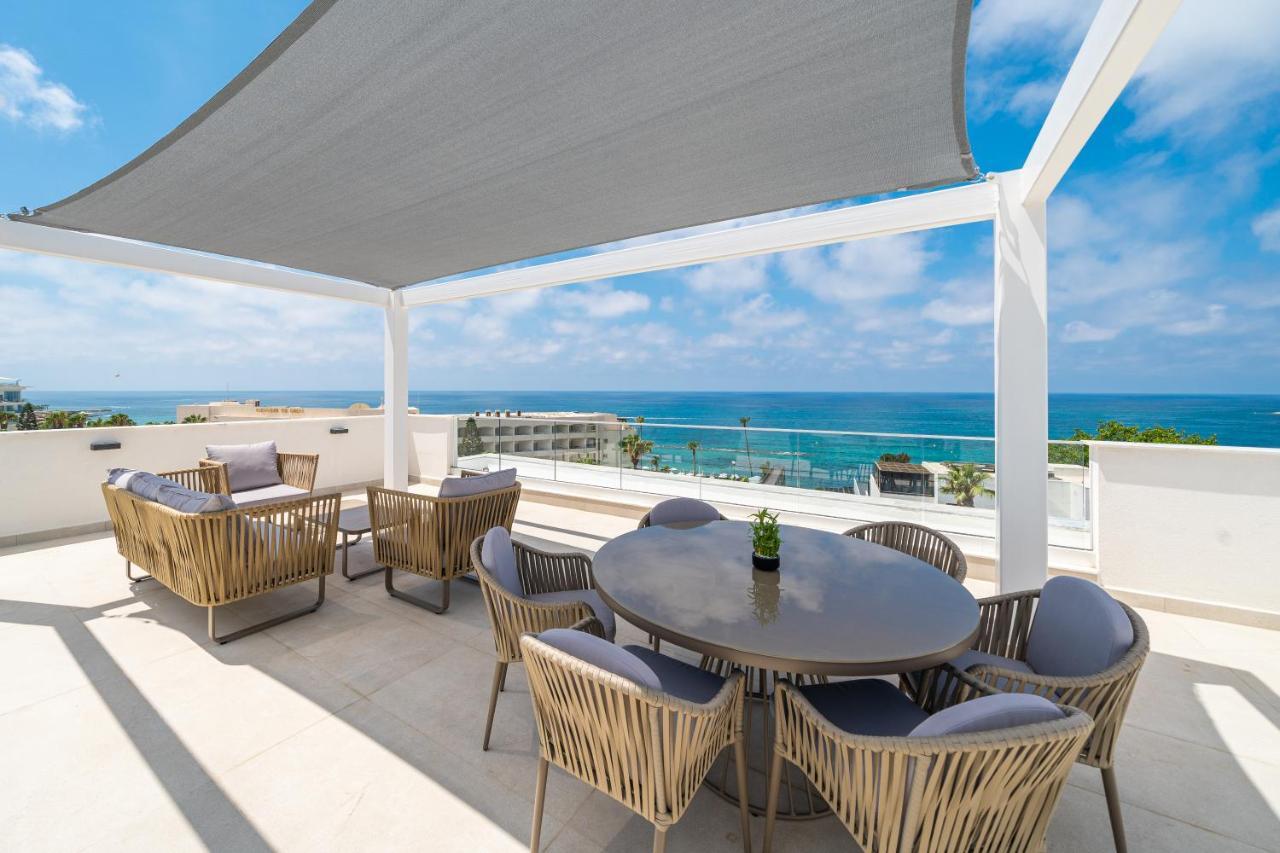Paphos Waterside Sea View Apartments מראה חיצוני תמונה